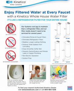 kinetico whole house water filtering system flyer page 2